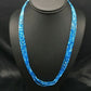 Navajo Lapis Lazuli Tube Heishi Bead 5-Strand Necklace | Sterling Silver | Authentic Native American Handmade | 4197