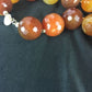 24mm Bold Faceted Carnelian Gold Filled Beads Necklace | 17" | Navajo Style |  3693