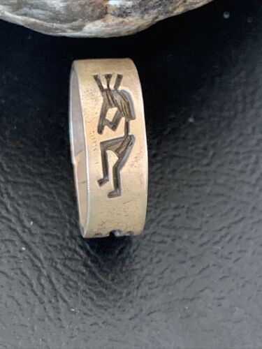Native American Navajo Stamped Sterling Silver Pueblo Ring | Sz 7 | 11979 - Masha USA