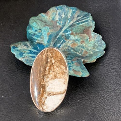 Native American Women's Wild Horse Turquoise Ring | Sz 8 | Sterling Silver | 14024 - Masha USA