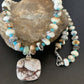 Men's Navajo Wild Horse Turquoise Pendant Necklace | Sterling Silver | Authentic Native American Handmade | 10265