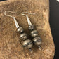 Navajo Sterling Silver Handmade Pearls Earrings | 1.5" | 10201