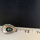 Old Pawn Navajo Hair Pin | Sterling Silver Blue Turquoise | 2.5" | Authentic Native American Handmade | 13729