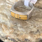 Navajo Yellow Turquoise Ring | Sterling Silver | Sz 8 | Authentic Native American Handmade | 1736
