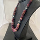Purple Spiny Oyster Pendant with Sterling Silver Navajo Pearls Necklace | Graduated | Authentic Native American | 17" | 13812