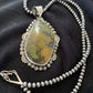 Navajo Green Kingman Turquoise Pendant Necklace | Sterling Silver | Authentic Native American Handmade | 1311