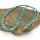 Navajo Faceted Blue Turquoise Necklace | Gold Filled Beads | Authentic Native American | 24" | 2908