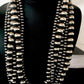 Navajo Pearls Sterling Silver Bead Necklace | 60" 3-Strand | Native American Handmade | 93960