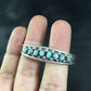 Children's Navajo Blue Turquoise Bracelet | Sterling Silver | Authentic Native American Handmade | 10183