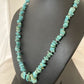 Navajo Blue Turquoise Nugget Beads Necklace | Sterling Silver | Authentic Native American Handmade | 22" | 1345