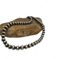 14mm Sterling Silver Navajo Pearls | Authentic Native American Handmade Necklace | Length 14"-96"